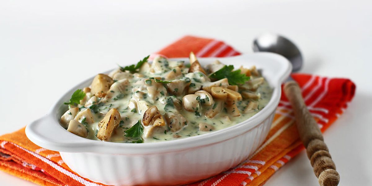 Salată de ciuperci cu maioneză